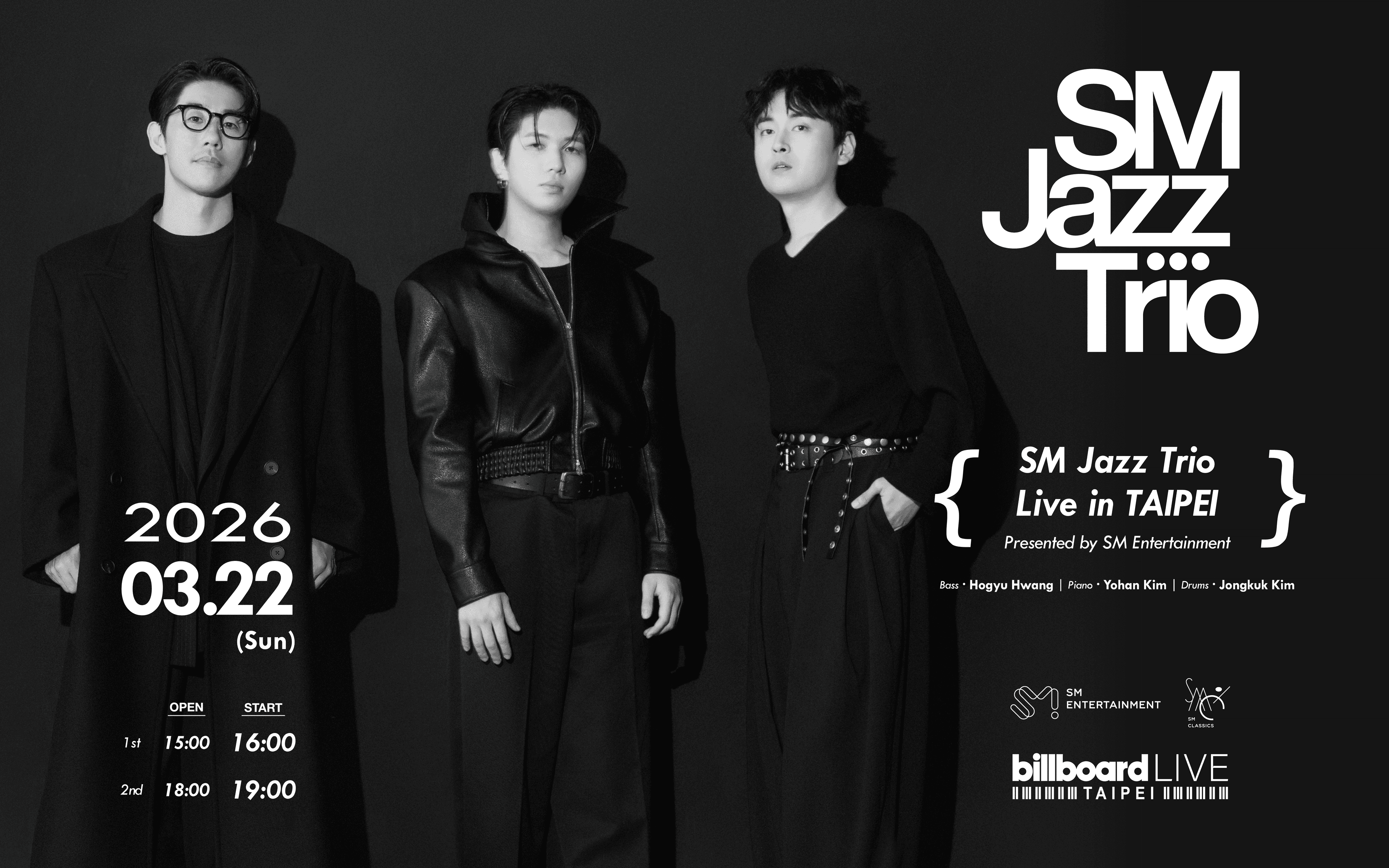 SM Jazz Trio Live in TAIPEI - Presented by SM Entertainment